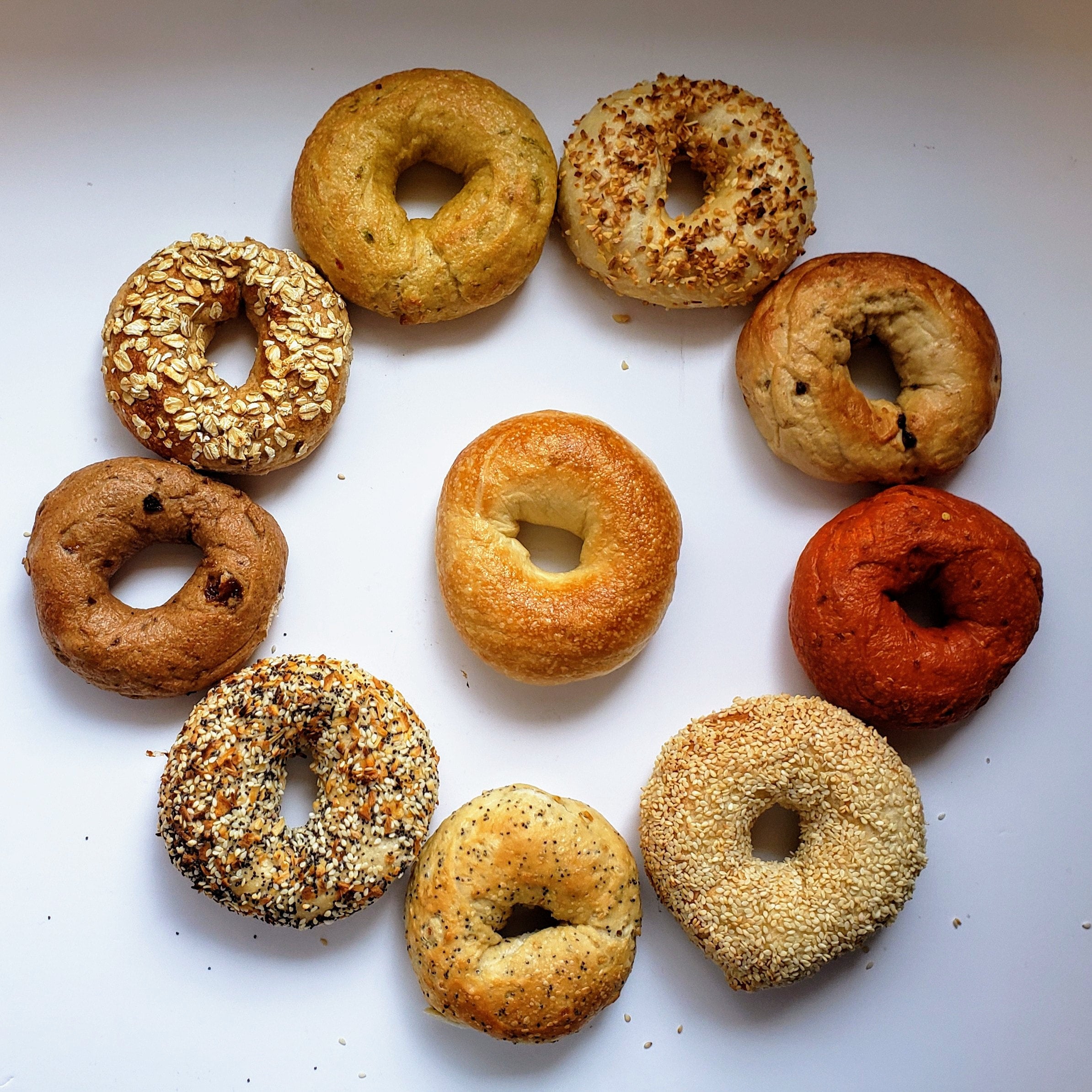 Bakers Dozen...That's 13) Choose Your Mix of Flavors Ruthie's Bagels